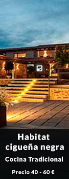 Restaurante Habitat cigueña negra Badajoz